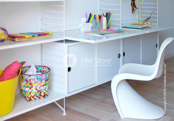 Стул детский Vitra Panton Junior Chair, White Стул детский Vitra Panton Junior Chair, White