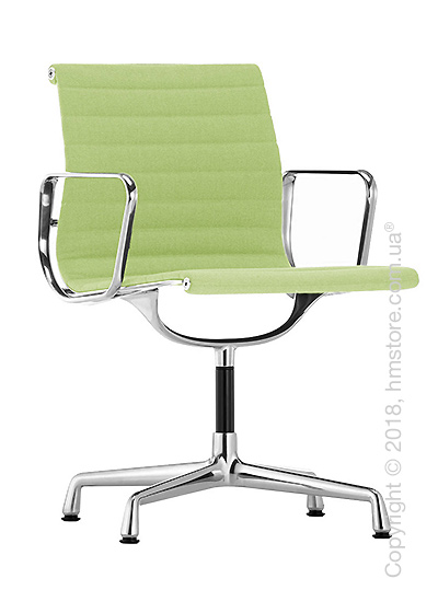 Кресло Vitra Aluminium Chair EA 103, Fabric Grass-Green Ivory