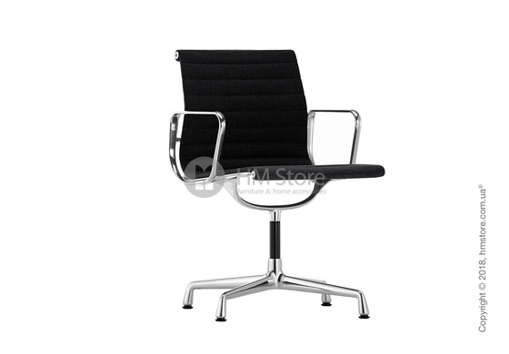Кресло Vitra Aluminium Chair EA 103, Fabric Nero
