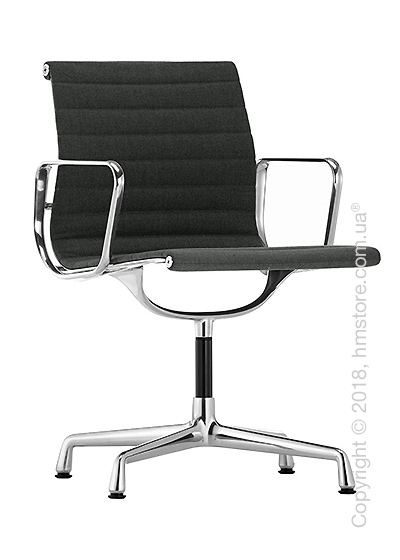 Кресло Vitra Aluminium Chair EA 103, Fabric Dark Grey