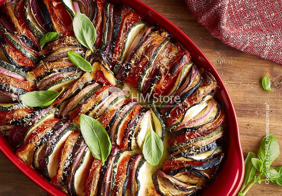 Форма для выпечки овальная 27 х 17,5 см Emile Henry Ovenware, Burgundy