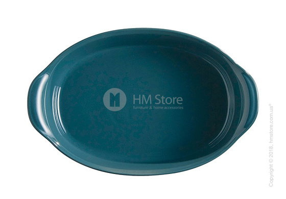 Форма для выпечки овальная 27 х 17,5 см Emile Henry Ovenware, Blue Flame