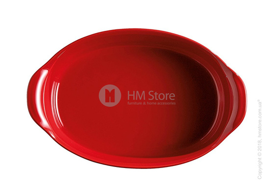 Форма для выпечки овальная 35 х 22,5 см Emile Henry Ovenware, Burgundy