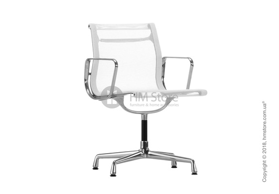 Кресло Vitra Aluminium Chair EA 103, Netweave Bianco