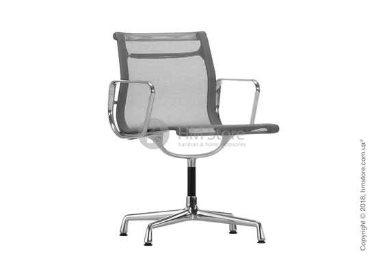 Кресло Vitra Aluminium Chair EA 103, Netweave Dark Grey