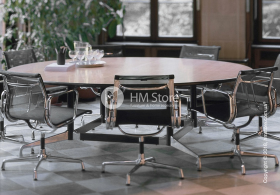 Кресло Vitra Aluminium Chair EA 103, Netweave Dark Grey