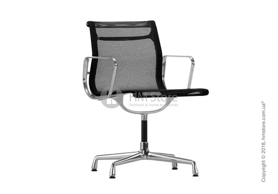 Кресло Vitra Aluminium Chair EA 103, Netweave Nero