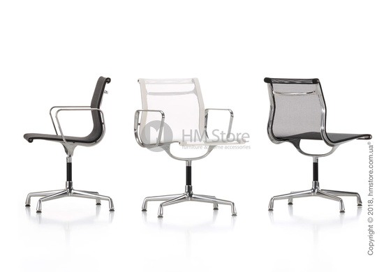 Кресло Vitra Aluminium Chair EA 103, Netweave Nero