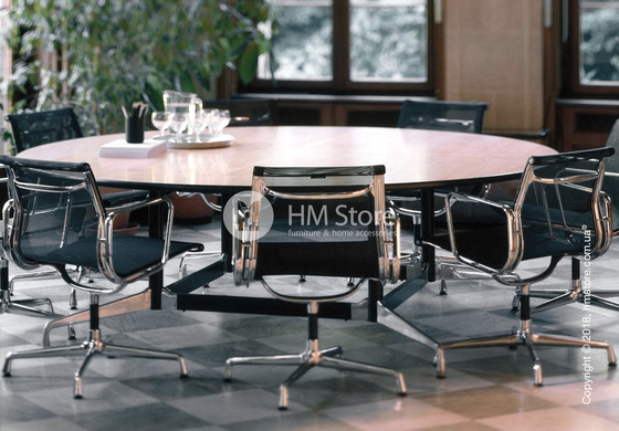 Кресло Vitra Aluminium Chair EA 103, Netweave Nero