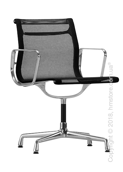 Кресло Vitra Aluminium Chair EA 103, Netweave Nero