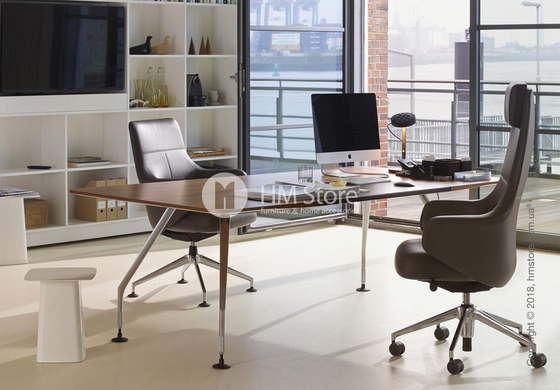 Кресло Vitra Grand Executive Conference Highback, Leather Marron Кресло Vitra Grand Executive Conference Highback, Leather Marron