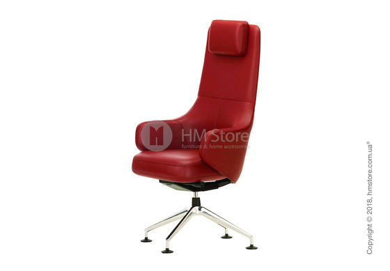 Кресло Vitra Grand Executive Conference Highback, Leather Red Кресло Vitra Grand Executive Conference Highback, Leather Red