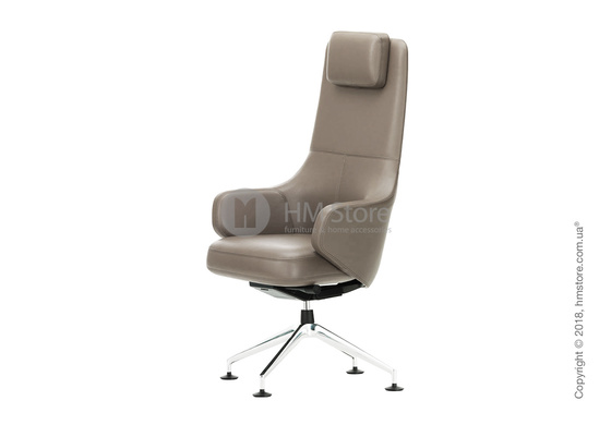 Кресло Vitra Grand Executive Conference Highback, Leather Sand