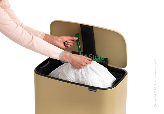 Ведро для мусора Brabantia Bo Pedal Bin Luxury 36 л, Mineral Golden Beach