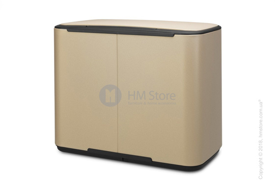 Ведро для мусора Brabantia Bo Pedal Bin Luxury 36 л, Mineral Golden Beach