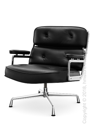 Кресло Vitra Lobby Chair ES 105, Leather Nero