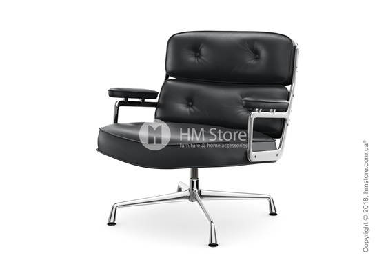 Кресло Vitra Lobby Chair ES 105, Leather Asphalt