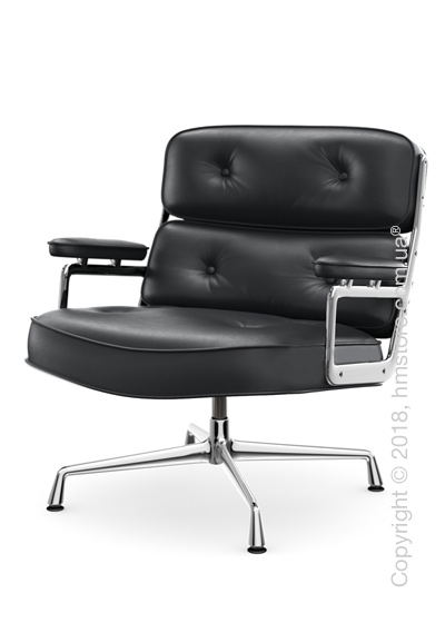 Кресло Vitra Lobby Chair ES 105, Leather Asphalt