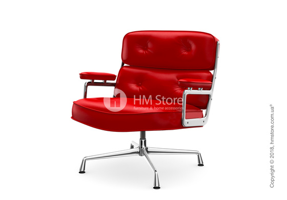 Кресло Vitra Lobby Chair ES 105, Leather Red