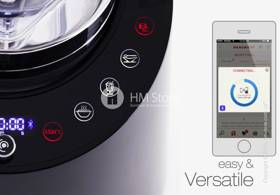 Блендер стационарный Bugatti Vento Professional, Black