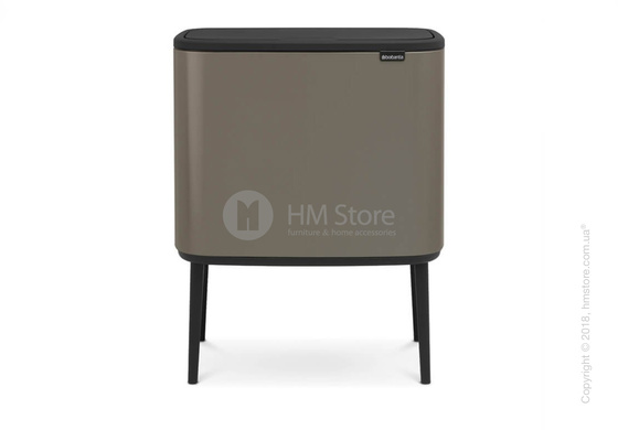 Ведро для мусора Brabantia Bo Touch Bin 36 л, Platinum