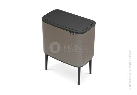 Ведро для мусора Brabantia Bo Touch Bin 36 л, Platinum