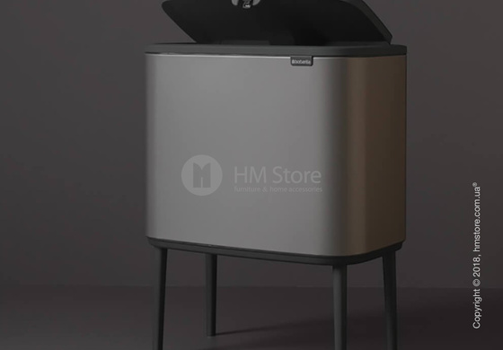 Ведро для мусора Brabantia Bo Touch Bin 36 л, Platinum