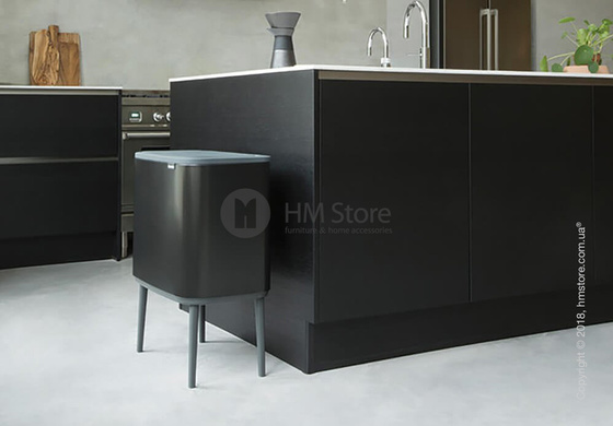 Ведро для мусора Brabantia Bo Touch Bin 36 л, Matt Black Ведро для мусора Brabantia Bo Touch Bin 36 л, Matt Black