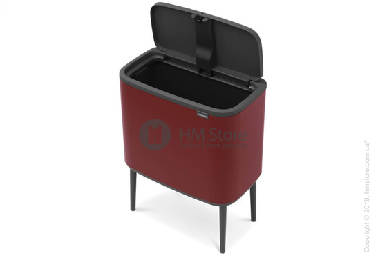 Ведро для мусора Brabantia Bo Touch Bin Luxury 36 л, Mineral Windsor Red