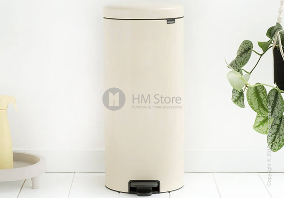 Ведро для мусора Brabantia Pedal Bin NewIcon 30 л, Almond