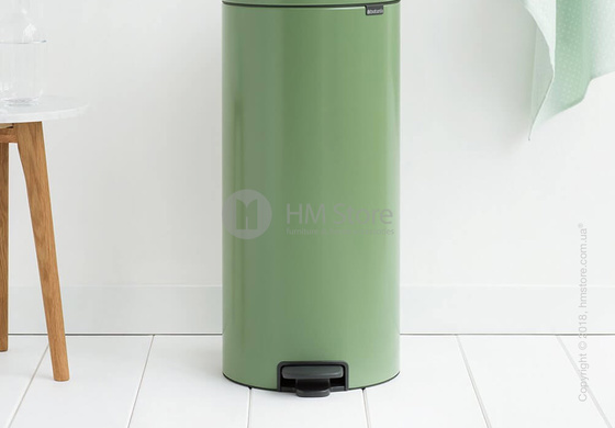 Ведро для мусора Brabantia Pedal Bin NewIcon 30 л, Moss Green
