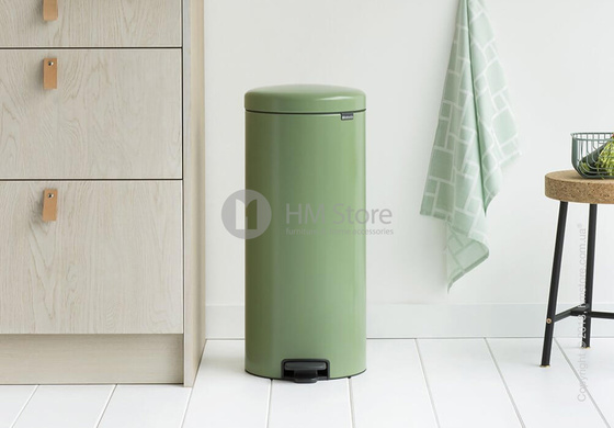 Ведро для мусора Brabantia Pedal Bin NewIcon 30 л, Moss Green