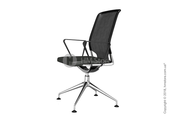 Кресло Vitra Meda Conference, Netweave Nero