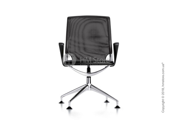 Кресло Vitra Meda Conference, Netweave Nero