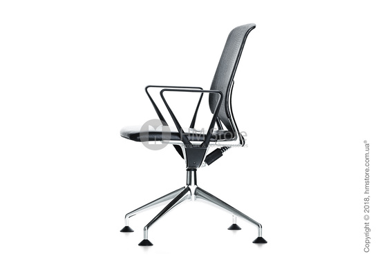 Кресло Vitra Meda Conference, Netweave Nero