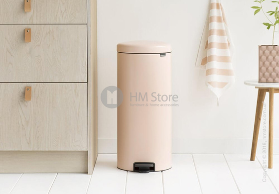 Ведро для мусора Brabantia Pedal Bin NewIcon 30 л, Clay Pink