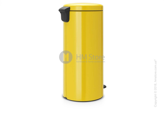 Ведро для мусора Brabantia Pedal Bin NewIcon 30 л, Daisy Yellow