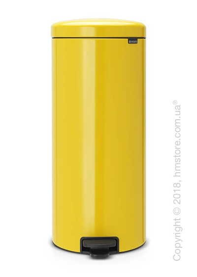 Ведро для мусора Brabantia Pedal Bin NewIcon 30 л, Daisy Yellow