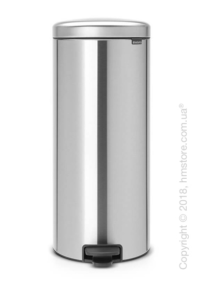 Ведро для мусора Brabantia Pedal Bin NewIcon 30 л, Matt Steel