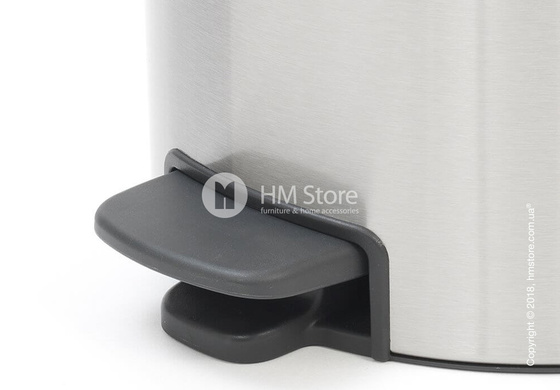 Ведро для мусора Brabantia Pedal Bin NewIcon 30 л, Matt Steel Fingerprint Proof