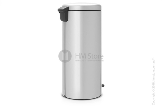 Ведро для мусора Brabantia Pedal Bin NewIcon 30 л, Metallic Grey