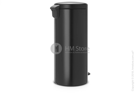 Ведро для мусора Brabantia Pedal Bin NewIcon 30 л, Matt Black
