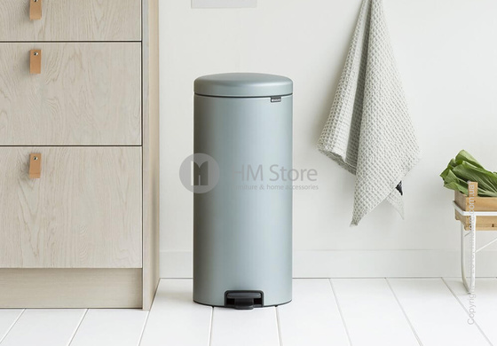 Ведро для мусора Brabantia Pedal Bin NewIcon 30 л, Metallic Mint