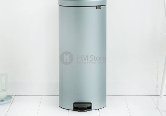 Ведро для мусора Brabantia Pedal Bin NewIcon 30 л, Metallic Mint