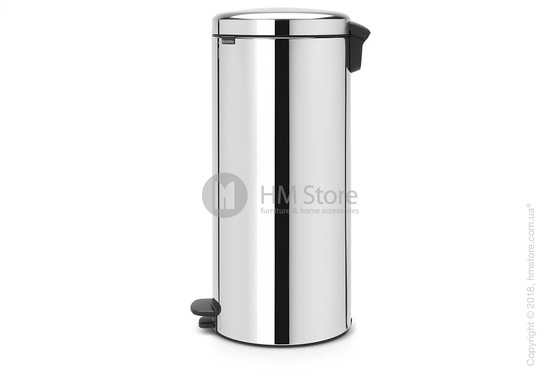 Ведро для мусора Brabantia Pedal Bin NewIcon 30 л, Brilliant Steel