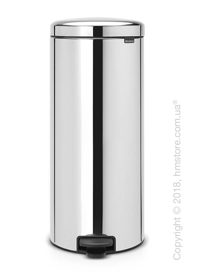 Ведро для мусора Brabantia Pedal Bin NewIcon 30 л, Brilliant Steel