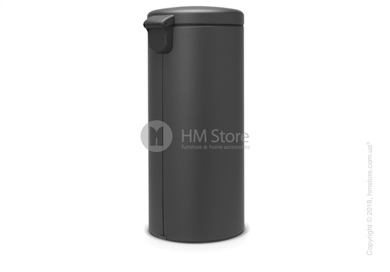 Ведро для мусора Brabantia Pedal Bin NewIcon Luxury 30 л, Mineral Infinity Grey
