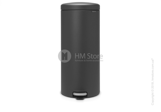 Ведро для мусора Brabantia Pedal Bin NewIcon Luxury 30 л, Mineral Infinity Grey