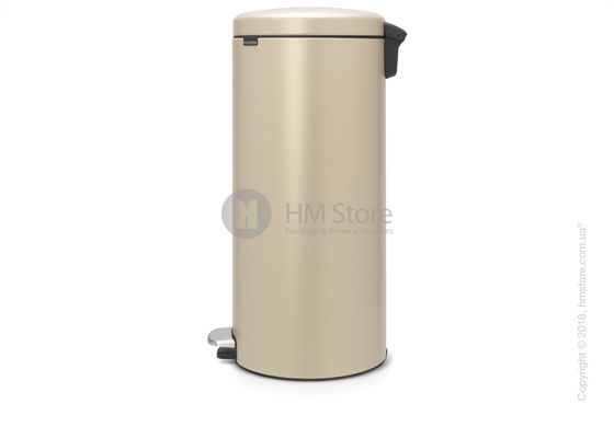Ведро для мусора Brabantia Pedal Bin NewIcon Luxury 30 л, Mineral Golden Beach