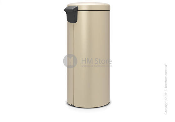 Ведро для мусора Brabantia Pedal Bin NewIcon Luxury 30 л, Mineral Golden Beach